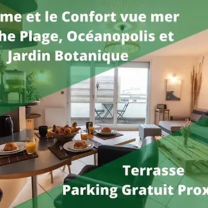 Appartement Du Moulin Blanc - Vue - Océanopolis, Brest