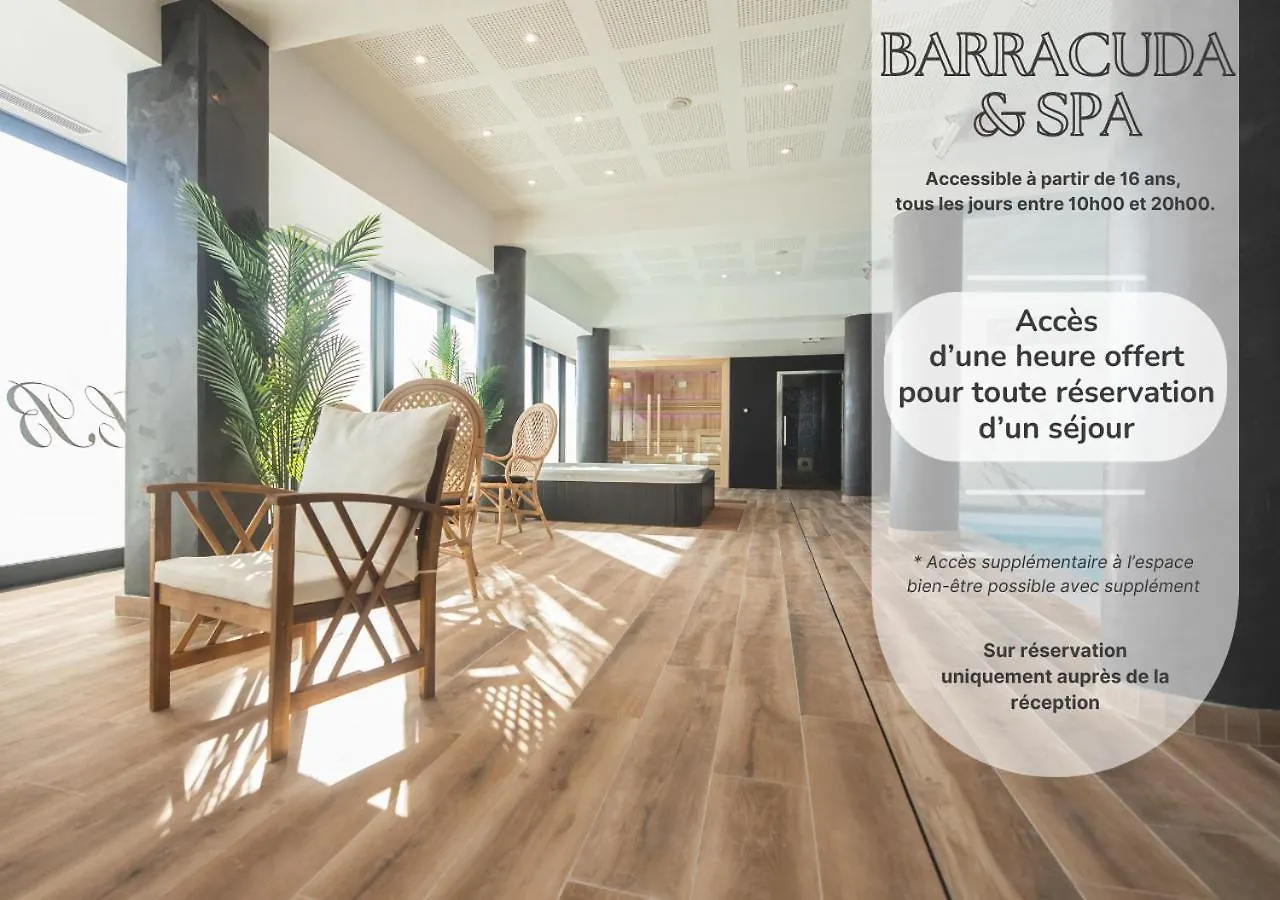 Le Barracuda & Spa, Centre Port, Pieds Dans L'Eau, Vue Mer Brest 4*,  France